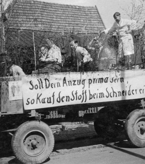 Soll Dein Anzug Prima sein, so kauf den Stoff beim Schneider ein.