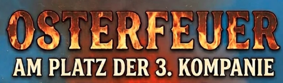 Osterfeuer am Ostersonntag