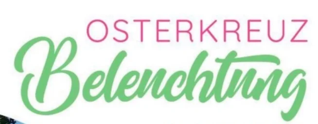 Osterkreuzbeleuchtung der 1. Kompanie