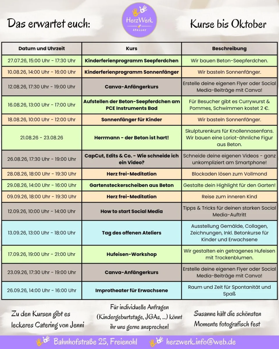 HerzWerk-Programm September